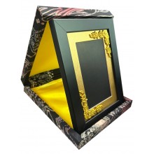 Batik Plaque in Box FC171C 7x9in (Black)